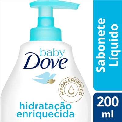 Sab liquido dove baby hidrat enriquecido 200m