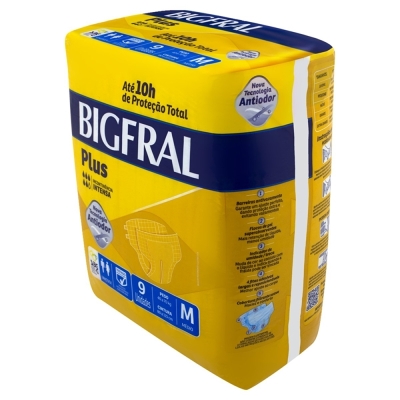 Fralda ger bigfral plus regular m 8un