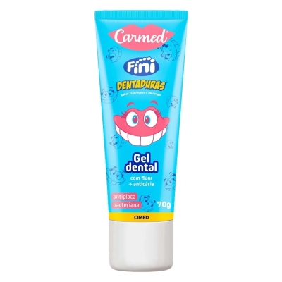 GEL DENTAL CARMED FINI DENTADURA COM FLUOR 70G 