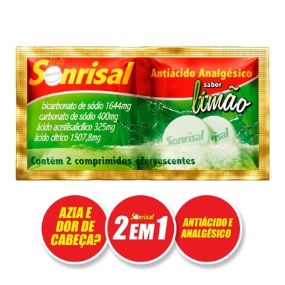 Sonrisal limao envelope 2un