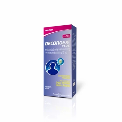 Decongex plus 12+15mg 12cpr