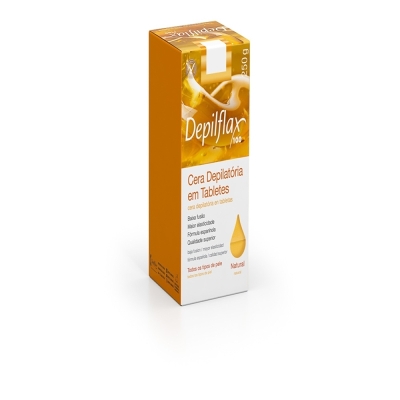 Cera depilatoria depilflax quente mel 250gr