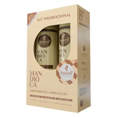 SHAMPOO + CONDICIONADOR HASKELL MANDIOCA 300ML