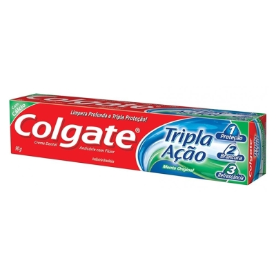 Cr dental colgate tripla acao original 90gr