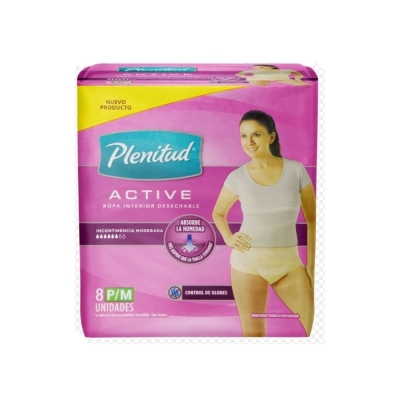 Fralda plenitud active fem p/m c/8