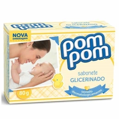 Sab pom pom glicerinado 80gr