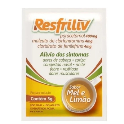 Resfriliv sache mel e limao 5gr 1un