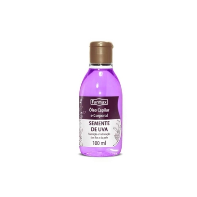 Oleo de uva farmax 100ml