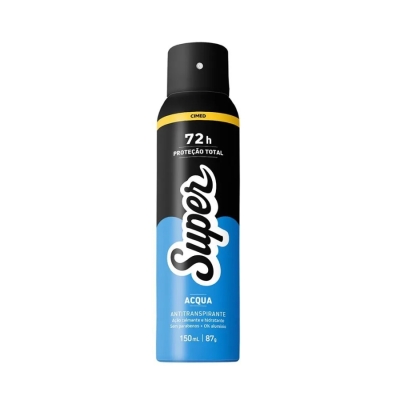 DESODORANTE ANTITRANSPIRANTE SUPER ACQUA MEN 150ML