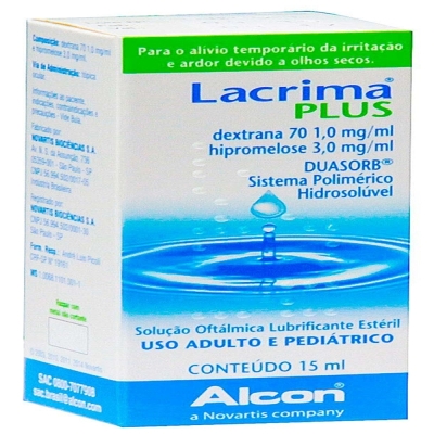 Lacrima plus 1+3mg 15ml