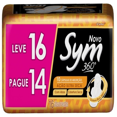 Absorvente sym total ultra abas l16p14 16un