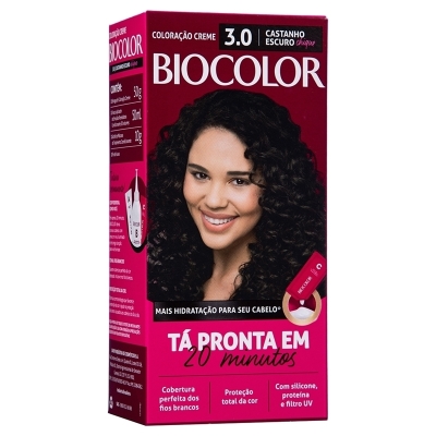 Biocolor mini kit 3.0 castanho escuro chique 