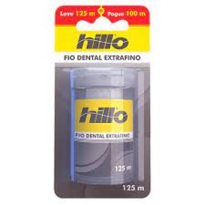 Fio dent hillo 125mt extra fino, unidade