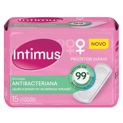 Absorvente intimus days protetor diario antibac c/15