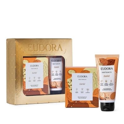 KIT EUDORA INSTANCE KARITE SABONETE VEGETAL 80G + CREME HIDRATANTE 75ML