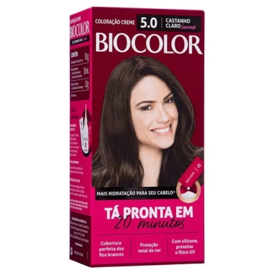 BIOCOLOR MINI KIT 5.0 CASTANHO CLARO LUXUOSO