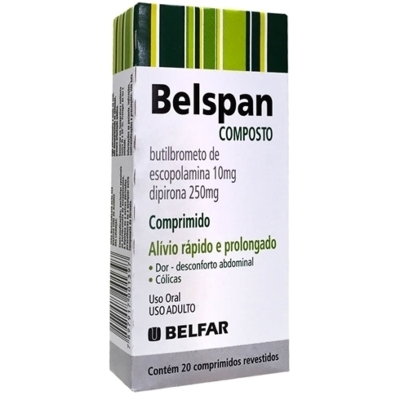 Belspan composto 10+250mg 20cpr