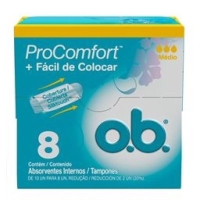 Absorvente interno ob orig medio 10un