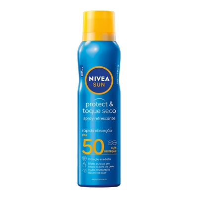 PROTETOR SOLAR NIVEA SUN PROTECT E TOQUE SECO AERO FPS50 200ML
