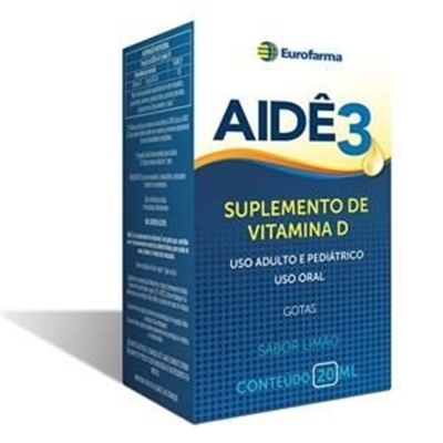 Aide 3 suplem vit d sol 20ml