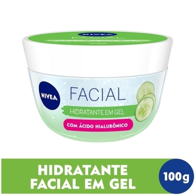 Cr h nivea facial gel pepino acido hialuronico 100gr