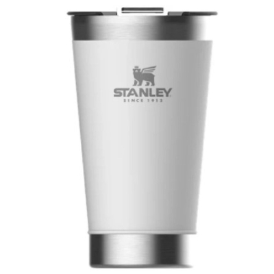 Copo termico com tampa stanley branco 473ml