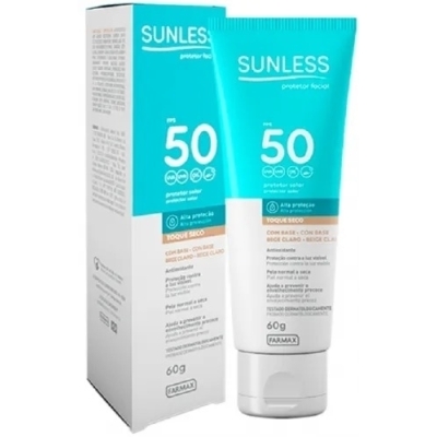 PROTETOR SOLAR FACIAL CLARO FPS50 TOQUE SECO 60G 