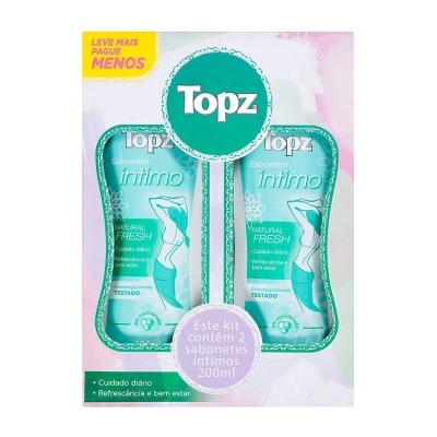 Sab int topz natural fresh 200ml leve2pague1