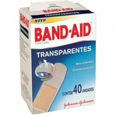 Band aid transparente 40un