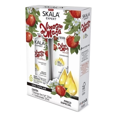 Kit skala vinagre de maca cond+sh 325ml