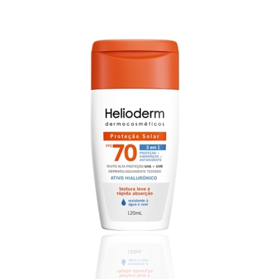 PROTETOR SOLAR HELIODERM CORPO FPS70 120ML