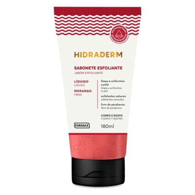 Sab liq esfoliante morango hidraderm 180ml