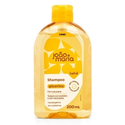 SHAMPOO BABY JOAO E MARIA GLICERINADO 200ML