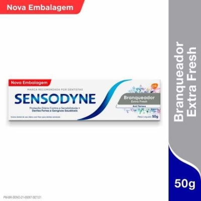 Cr dental sensodyne branq extra fresh 50gr