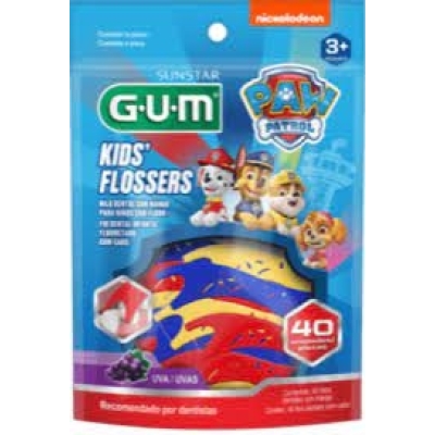 Fio dental flossers patrulha canina uva 40un