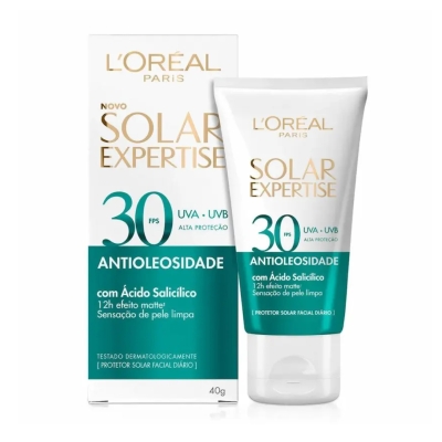 PROTETOR SOLAR EXPERTISE FACIAL ANTIOLEOSIDADE FPS30 40GR