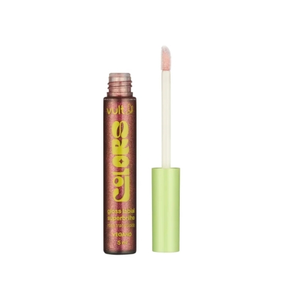 GLOSS LABIAL SUPER BRILHO ROSA TRASNLUCIDO 5ML