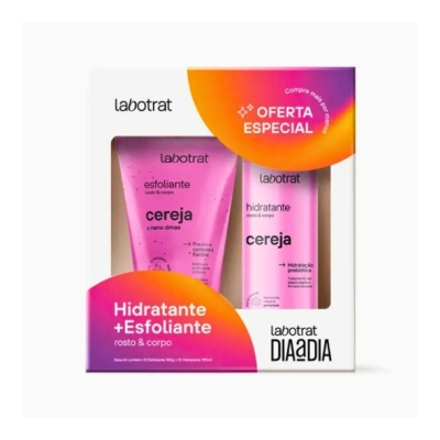 KIT LABOTRAT DIA A DIA CEREJA ESFOLIANTE 150ML+ HIDRATANTE 190ML