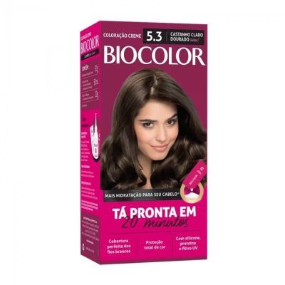 BIOCOLOR MINI KIT 5.3 CASTANHO CLARO