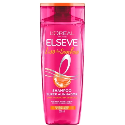 SHAMPOO ELSEVE LISO DOS SONHOS SUPER ALINHADOR 200ML 