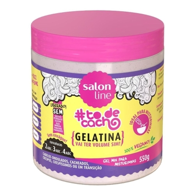 Gelatina salon line cacho mix 550gr