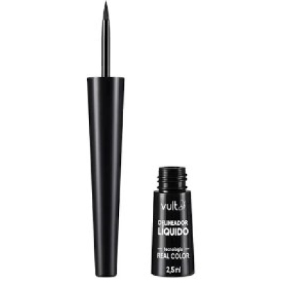 DELINEADOR LIQUIDO PARA OLHOS VULT PRETO 2,5ML