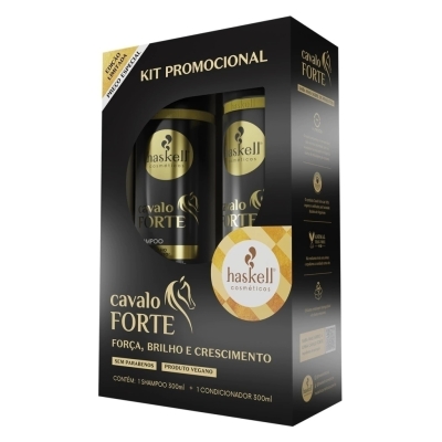 SHAMPOO + CONDICIONADOR HASKELL CAVALO FORTE 300ML