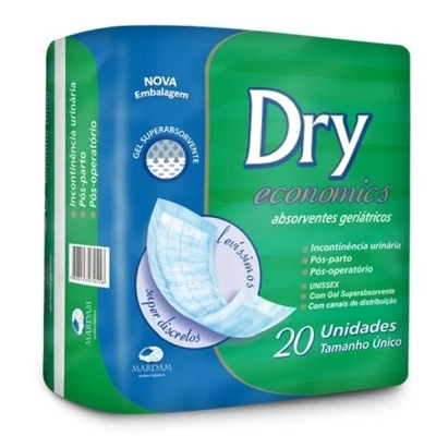 ABSORVENTE DRY ECONOMICS TAMANHO U 20UN