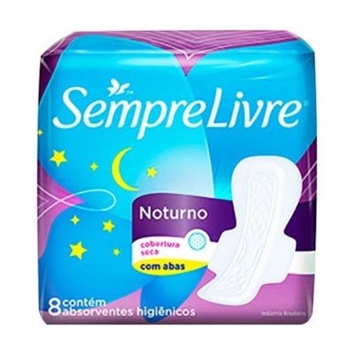 Absorvente sempre livre adapt plus noite abas 8un