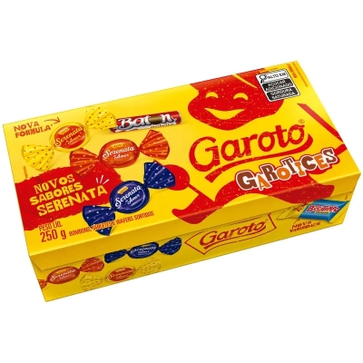Bombom garoto sortidos 250gr