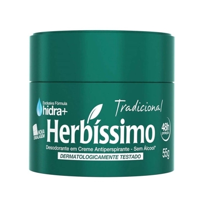 DESODORANTE HERBÍSSIMO CREME TRADICIONAL 55GR
