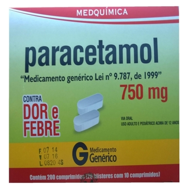 Paracetamol 750mg 10cpr