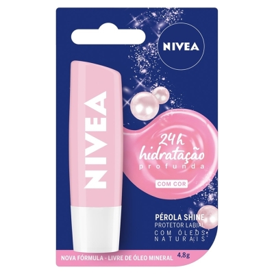 Prot labial nivea perola shine 4.8gr