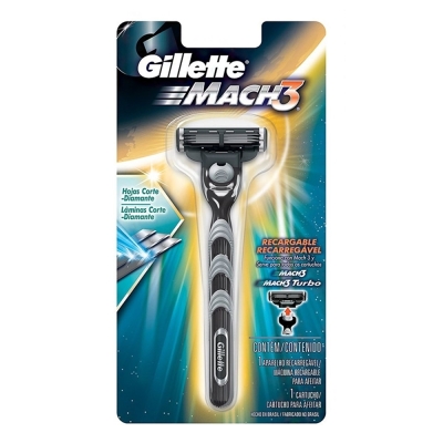 Aparelho barbear gillette mach3 1un